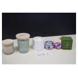 Six Scented Candles. All Unused