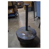 Large Cast Iron Cauldron Converted to Smudge Pot/