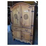 Rustic Pine Cabinet