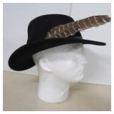 Vintage Woolrich Wool Hat w/Feather