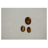 24.15 Tcwt Tiger Eye Cabochons