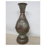 Vtg. Metal Vase - May be Copper - 15'