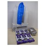 Plastic Cutlery, Foil Pans, Plastic Tubs w/Lids &