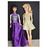 2- Vintage Reproduction Barbies,In Excellent Cond.