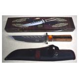 New Sharps Cutlery 12' Bowie Knife In Box