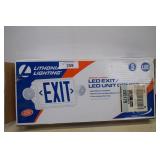 Exit Sign w/LED Lights