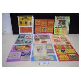 18- Pages of Vintage Collectible Can & Box Labels