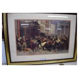 Running With the Bulls Stock Exchange Print