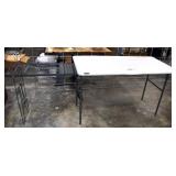 Lifetime 4' Tailgate Table w/ Foldable Metal Cook