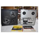 Vtg. Roberts 1725 Reel To Reel & 2 Tape Reels,