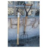 Pickax and Pitch Fork