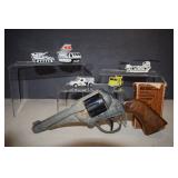 Vintage Edison Giocattoli Italy Metal Cap Gun &