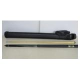 Two-Piece Pool Stick w/Leather Case