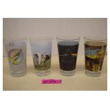Four Pink Floyd Album Cover Pint Glasses
