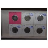1912 'V' Nickel & (5) Buffalo Nickels **