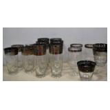 MCM Silver Band Dorothy Thorpe Style Barware