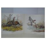 Vintage Lowell Davis Wildlife Prints Set Of 2