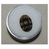 4.85cwt Agate or Jasper Cabochon** in Gem Jar