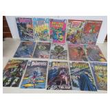 15 Justice League, Huntress &Green Arrow Comics