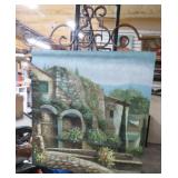 Canvas Tapestry on Metal Frame - 42x51'
