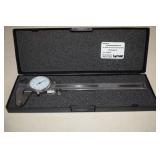 Lymann Stainless Steel Dial Caliper In Case
