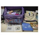 Memories to Go Rolling Cart w/Stamps, Stamp Pads