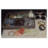 5.2 Lbs Costume Jewelry, Sunglasses, Watches&More