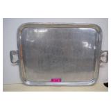 Fabulous Pewterware Handled Tray 22'x17'