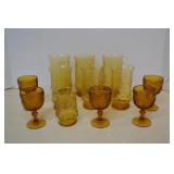 MISC Vintage Amber Glass Drink Ware (Tiara)