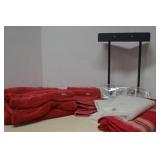 Bath Lot: Izod Bath Towel Set, Expandable Towel &