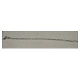Sterling Italy Rope Link Bracelet