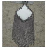 Kendra Scott Kingston White/Fringed Pendant