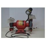 Daytona Bench Grinder With Lamp Powers On