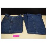 Two Pair George Strait Jeans Used 38x30