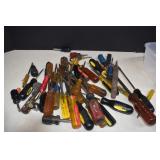 Large Assortment Of Screwdrivers