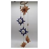 Cute Sun and Moon Terra Cotta Hanger - 21'
