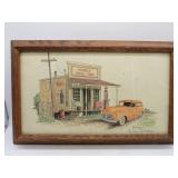 R. Don Hutchins Signed 'Nichol's General Store'