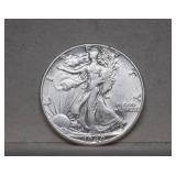 1940 Walking Liberty Silver Half Dollar