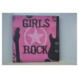 Girls Rock Wall Decor NOTE