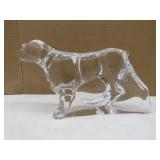 Baccarat Crystal Dog Figure - 7'