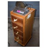 Antler Handled Cabinet with Wheel Grinder