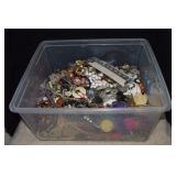 11.6 Lbs Costume Jewelry - Includes Tote Weight