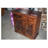 Pier 1 Imports Wood Carved Cabinet