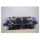 Ford Mustang Open Road Print on Canvas