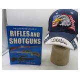 USA Embroidered Cap & Rifles/Shotguns Book