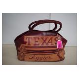 Leather Texas Aggies Purse