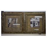 Two 22.5x22.5' Framed Paris Photos