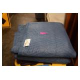 Two Large & Three Medium Like New Packing Blankets
