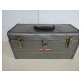 Vtg. Metal Craftsman Toolbox w/SAE Metric and More