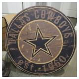 Dallas Cowboy Pressed Wood Sign - 23.5'
